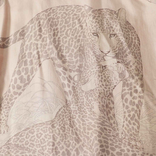 HERMES one piece Main: 100% silk, Main: 100% alpaca pink JUNGLE LOVE Women 36 Used Authentic