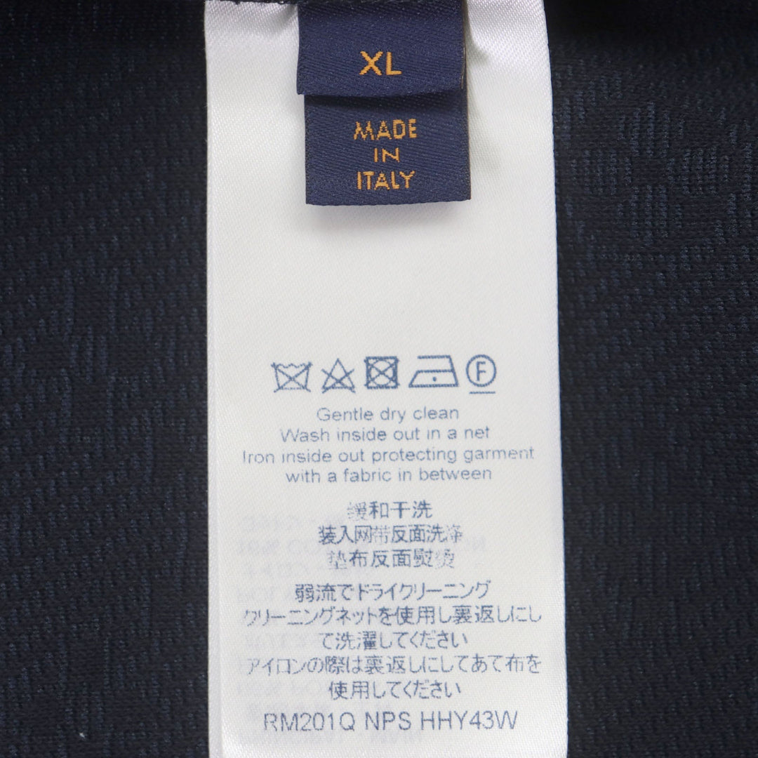 LOUIS VUITTON Blouson 1A7XYU Main: 66% polyester, 18% nylon, 16% cotton Bruny Monogram zip-through top mens XL Used Authentic