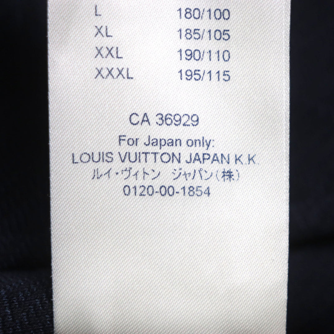 LOUIS VUITTON Blouson 1A7XYU Main: 66% polyester, 18% nylon, 16% cotton Bruny Monogram zip-through top mens XL Used Authentic
