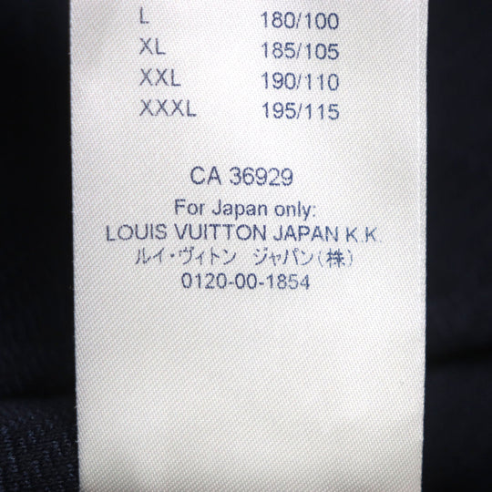 LOUIS VUITTON Blouson 1A7XYU Main: 66% polyester, 18% nylon, 16% cotton Bruny Monogram zip-through top mens XL Used Authentic