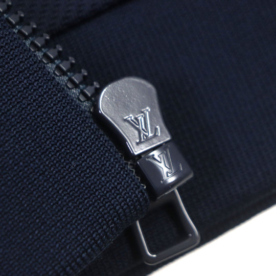 LOUIS VUITTON Blouson 1A7XYU Main: 66% polyester, 18% nylon, 16% cotton Bruny Monogram zip-through top mens XL Used Authentic