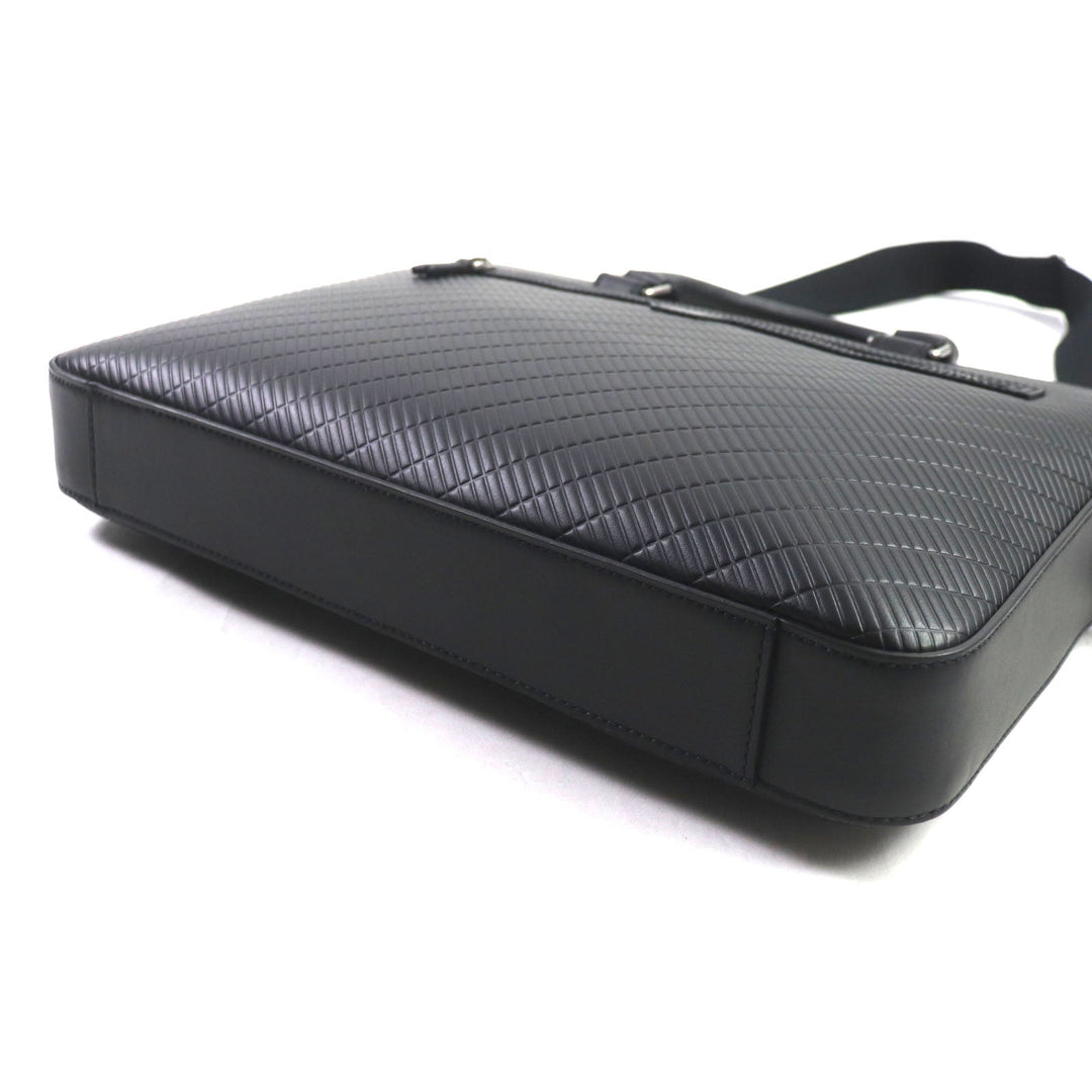 Dunhill Briefcase DU24R3815PX001 Main: Calfskin black Contour Slim Single Document Case mens Used Authentic