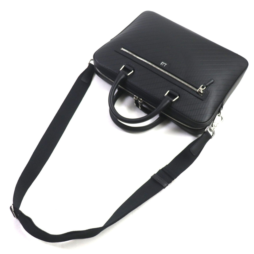 Dunhill Briefcase DU24R3815PX001 Main: Calfskin black Contour Slim Single Document Case mens Used Authentic