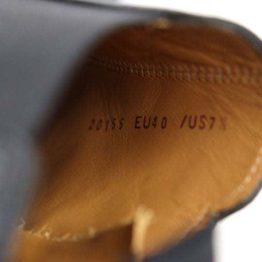 MAGNANNI boots 20155 Main: Leather black mens 40 Used Authentic