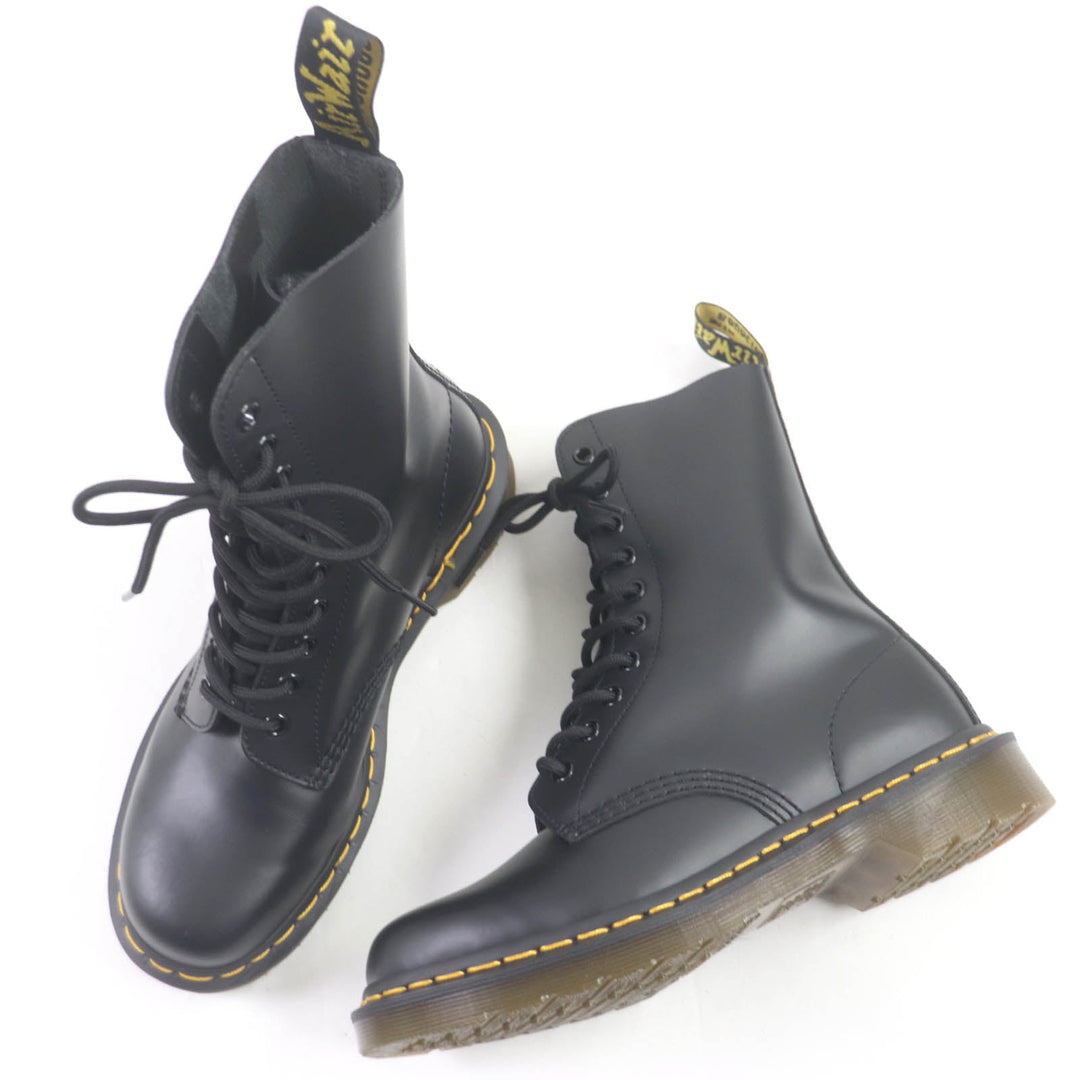 Dr.Martens boots 1490 Main: Smooth leather black mens 6 Used Authentic