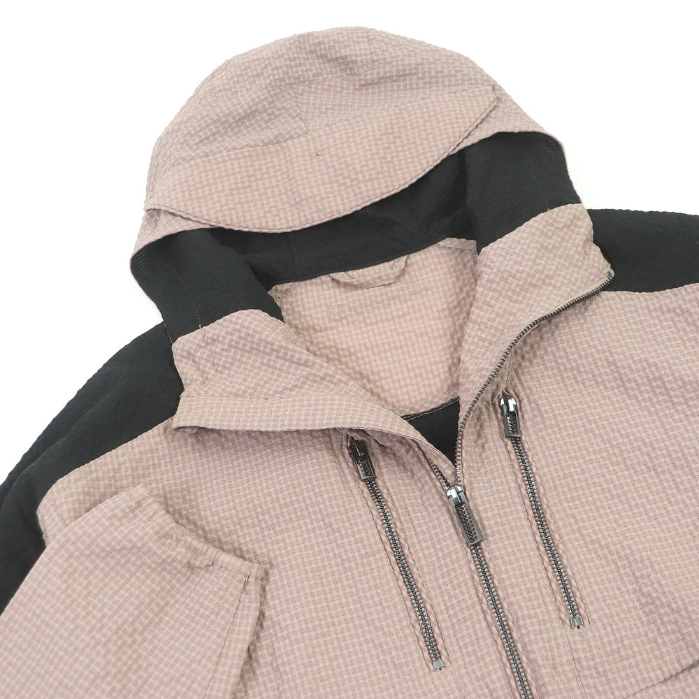 EMPORIO ARMANI Hoodie Main: 100% polyester Pink type mens 44 Used Authentic