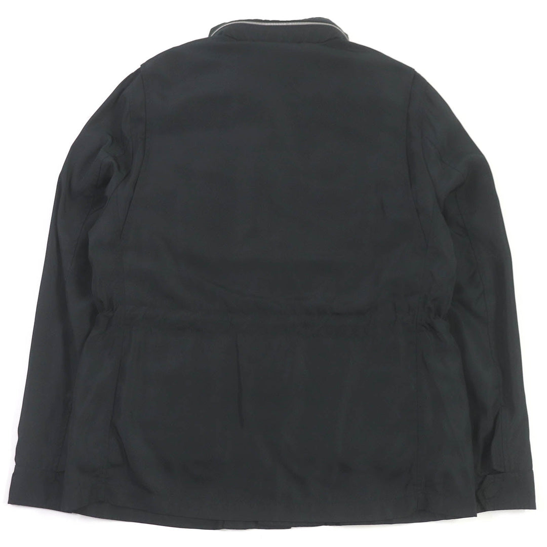 Dunhill Blouson Outer: 100% polyester, Lining: 100% cotton, Liner: 100% nylon, Liner: 90% down, Liner: 10% feather black mens 165/84A(OSR) Used Authentic