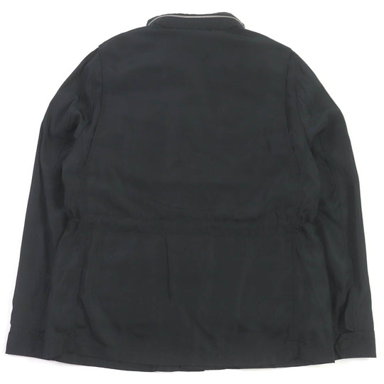 Dunhill Blouson Outer: 100% polyester, Lining: 100% cotton, Liner: 100% nylon, Liner: 90% down, Liner: 10% feather black mens 165/84A(OSR) Used Authentic