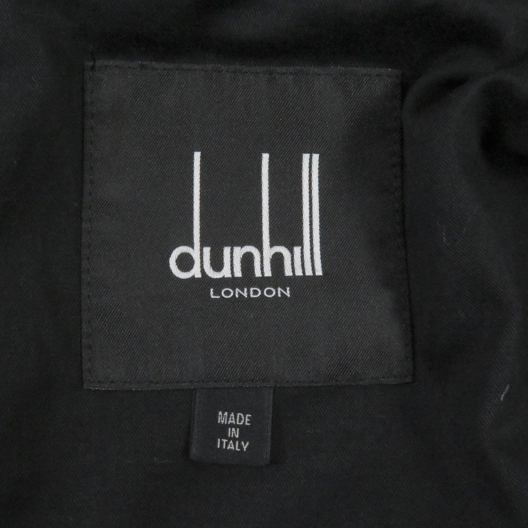 Dunhill Blouson Outer: 100% polyester, Lining: 100% cotton, Liner: 100% nylon, Liner: 90% down, Liner: 10% feather black mens 165/84A(OSR) Used Authentic