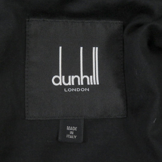 Dunhill Blouson Outer: 100% polyester, Lining: 100% cotton, Liner: 100% nylon, Liner: 90% down, Liner: 10% feather black mens 165/84A(OSR) Used Authentic