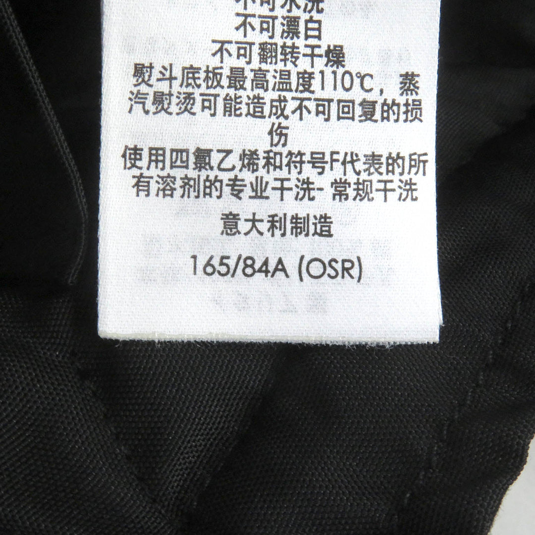 Dunhill Blouson Outer: 100% polyester, Lining: 100% cotton, Liner: 100% nylon, Liner: 90% down, Liner: 10% feather black mens 165/84A(OSR) Used Authentic