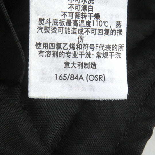 Dunhill Blouson Outer: 100% polyester, Lining: 100% cotton, Liner: 100% nylon, Liner: 90% down, Liner: 10% feather black mens 165/84A(OSR) Used Authentic