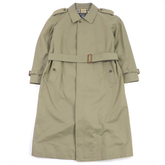 BURBERRY trench coat Outer: 100% cotton, Lining: cotton, Sleeve lining: polyester green mens 94 175 Used Authentic