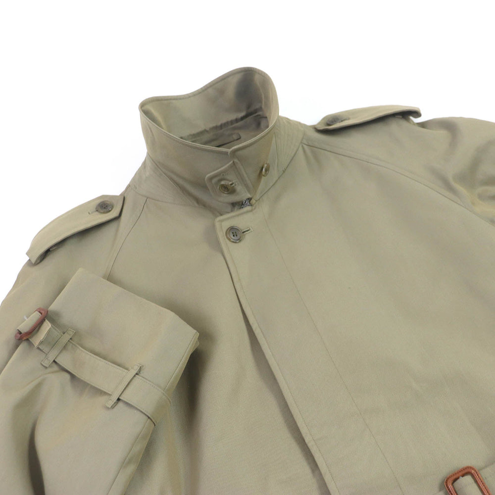 BURBERRY trench coat Outer: 100% cotton, Lining: cotton, Sleeve lining: polyester green mens 94 175 Used Authentic