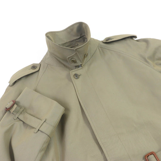 BURBERRY trench coat Outer: 100% cotton, Lining: cotton, Sleeve lining: polyester green mens 94 175 Used Authentic