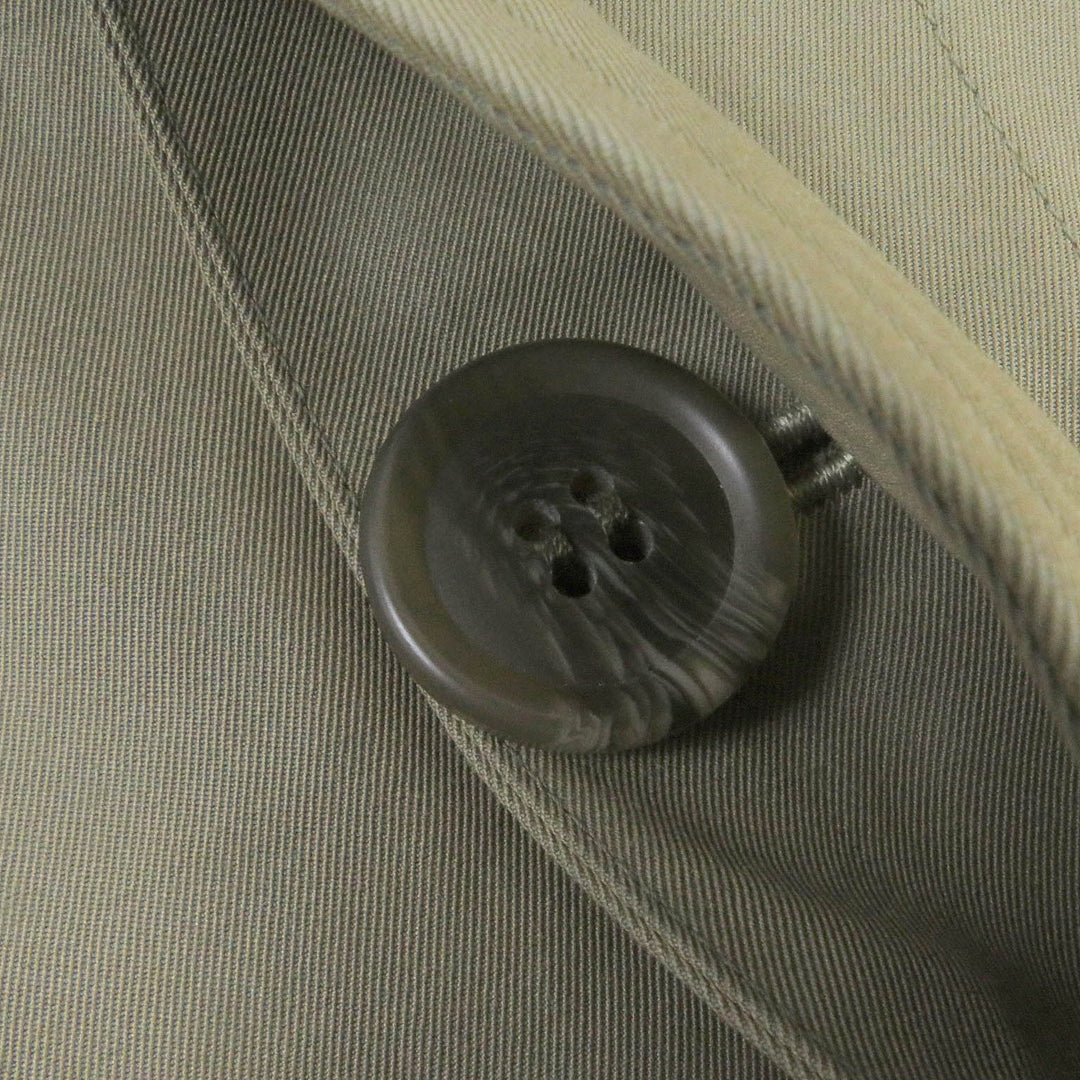 BURBERRY trench coat Outer: 100% cotton, Lining: cotton, Sleeve lining: polyester green mens 94 175 Used Authentic