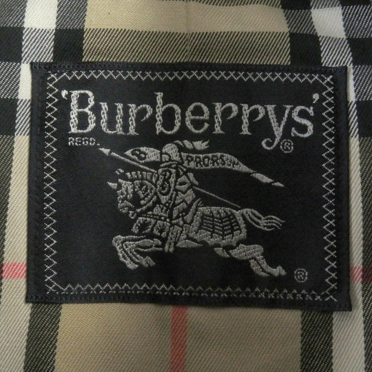 BURBERRY trench coat Outer: 100% cotton, Lining: cotton, Sleeve lining: polyester green mens 94 175 Used Authentic
