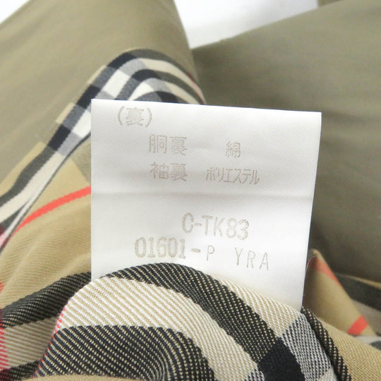BURBERRY trench coat Outer: 100% cotton, Lining: cotton, Sleeve lining: polyester green mens 94 175 Used Authentic