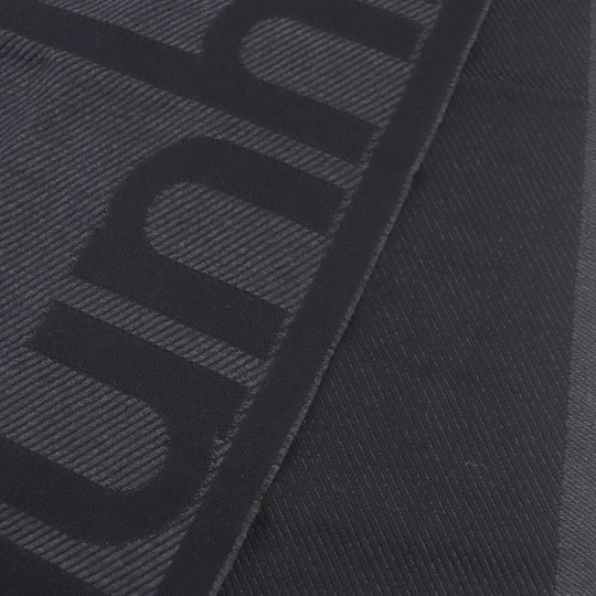 Dunhill Scarf Main: 100% wool Gray black mens Used Authentic