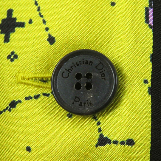 Christian Dior Short sleeve shirt 241V29A6633 Main: 100% silk yellow Women 38 Used Authentic