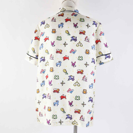 Christian Dior Short sleeve shirt 241V29A6633 Main: 100% silk Ivory Women 40 Used Authentic