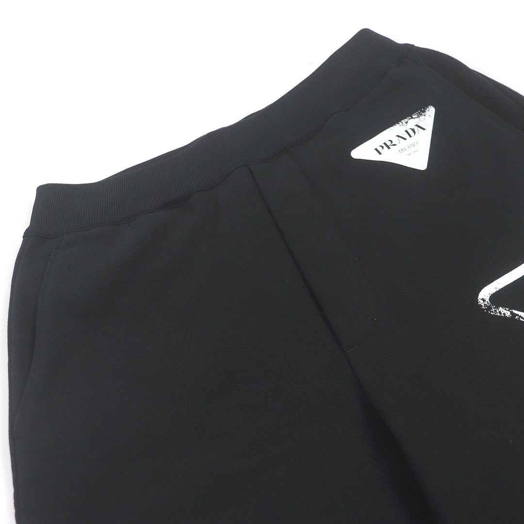 PRADA Shorts UJP195 Main: 100% cotton, part: 95% cotton, part: elastane, part: calf leather black mens XS Used Authentic