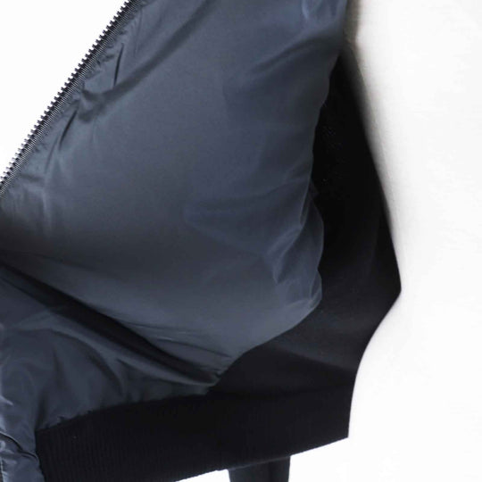 MONCLER Down jacket Surface: 100% polyester, Main: 100% wool black CARDIGAN Women S Used Authentic