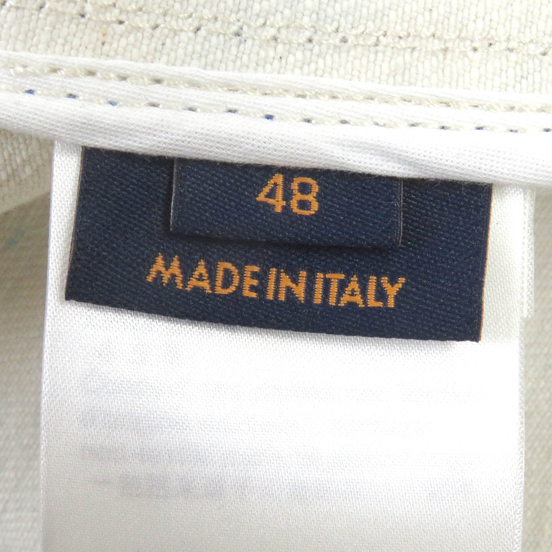 LOUIS VUITTON Denim Jacket 1A9T10 Main: 100% cotton, part: cowhide multicolor landscape mens 48 Used Authentic