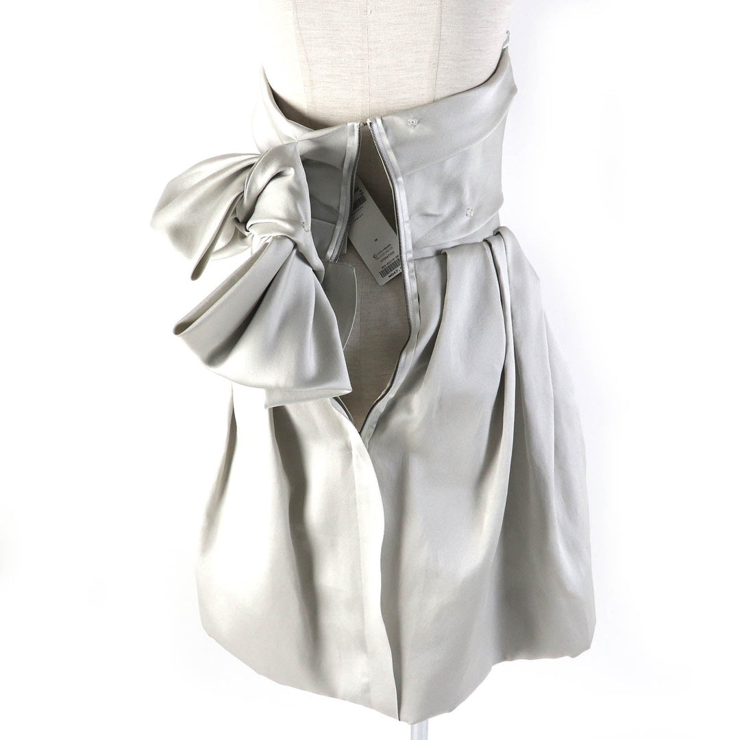 LANVIN one piece Outer: 70% polyester, Outer: 30% silk, Lining: 100% silk Light gray Women 38 Used Authentic