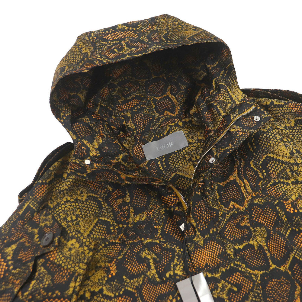 Dior HOMME Blouson 283C402B5540 Main: 84% polyester, Main: 16% silk Jaune Orange mens 52 Used Authentic