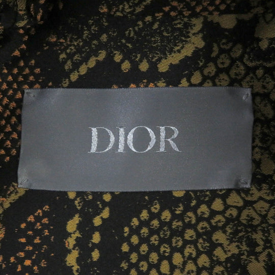 Dior HOMME Blouson 283C402B5540 Main: 84% polyester, Main: 16% silk Jaune Orange mens 52 Used Authentic