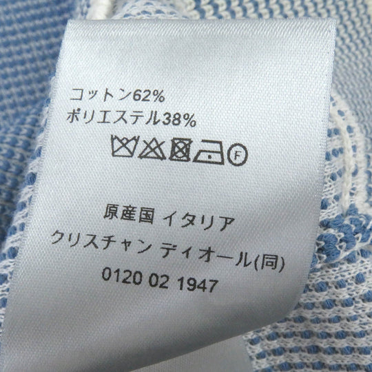 Dior HOMME Short sleeve knit 393M653AT563 Main: 62% cotton, Main: 38% polyester blue mens XL Used Authentic