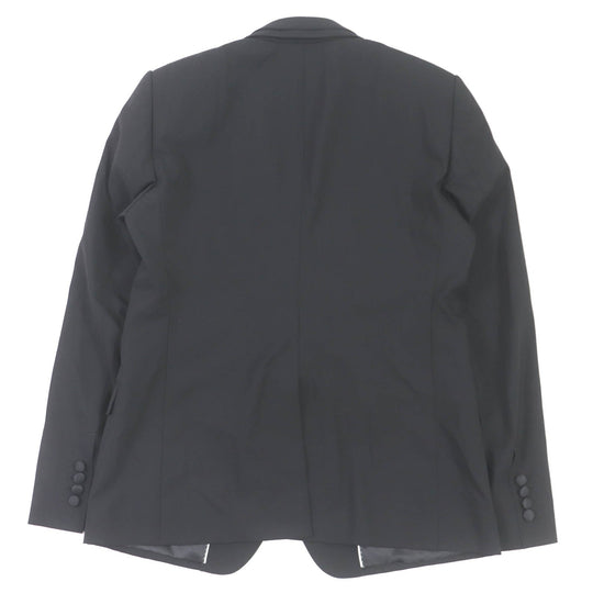 DOLCE&GABBANA tailored jacket G2PO0T Outer: 98% virgin wool, Outer: 2% elastane (polyurethane), Lining: 100% silk black mens 48 Used Authentic