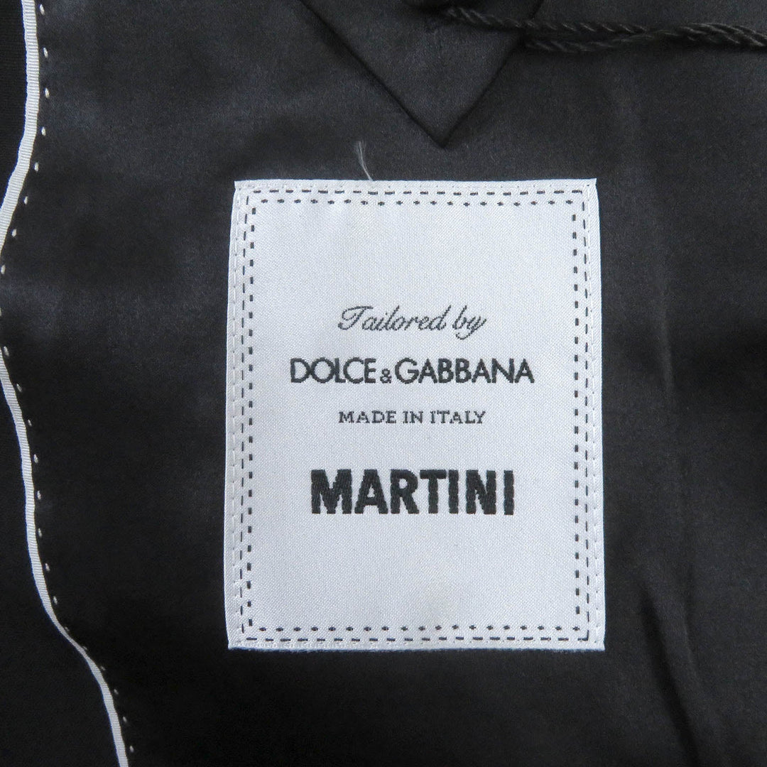 DOLCE&GABBANA tailored jacket G2PO0T Outer: 98% virgin wool, Outer: 2% elastane (polyurethane), Lining: 100% silk black mens 48 Used Authentic