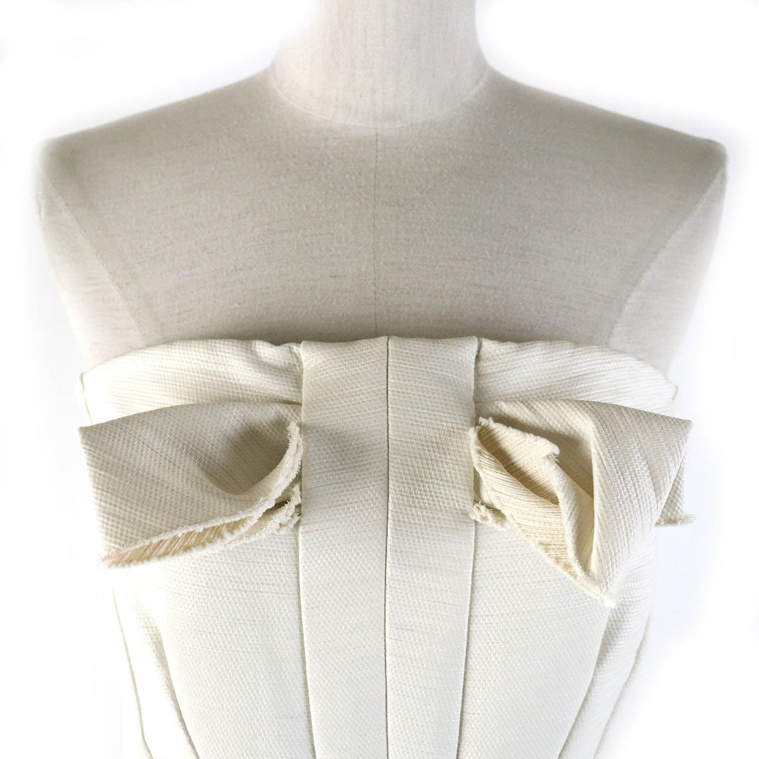 LANVIN one piece Outer: 21% polyamide, Outer: 71% cotton, Outer: 5% polyester, Outer: 3% silk, Lining: 100% silk light beige Women 36 Used Authentic