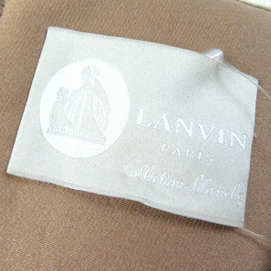 LANVIN one piece Outer: 21% polyamide, Outer: 71% cotton, Outer: 5% polyester, Outer: 3% silk, Lining: 100% silk light beige Women 36 Used Authentic