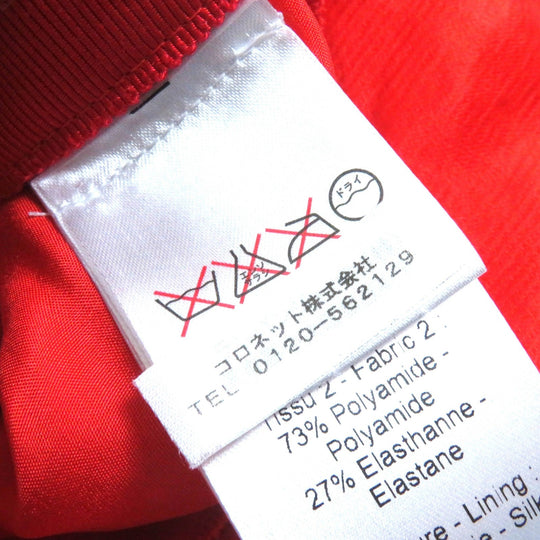 LANVIN one piece Outer: 70% linen, Outer: 30% cupra, Outer: 73% polyamide, Outer: 27% elastane, Lining: 100% silk Red Women 38 Used Authentic