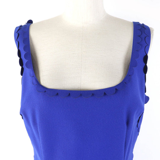 LANVIN one piece Main: 63% polyamide, Main: 32% cotton, Main: 5% elastane blue Women 40 Used Authentic