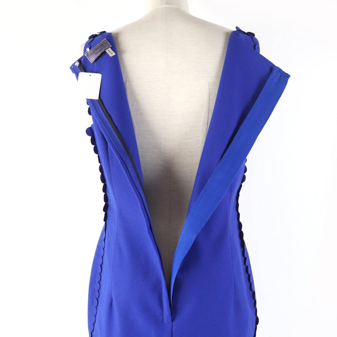 LANVIN one piece Main: 63% polyamide, Main: 32% cotton, Main: 5% elastane blue Women 40 Used Authentic