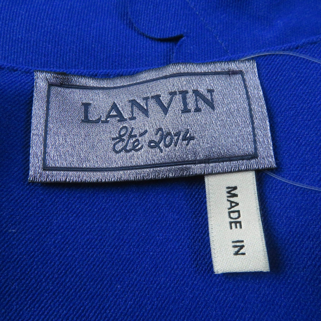 LANVIN one piece Main: 63% polyamide, Main: 32% cotton, Main: 5% elastane blue Women 40 Used Authentic