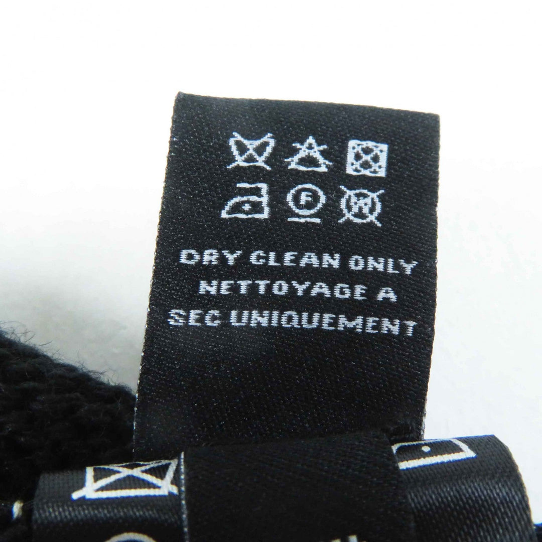 CHANEL gloves Main: 73% wool, 19% cashmere, 4% silk, 2% nylon, 1% polyester Black White Two-piece set Women Used Authentic