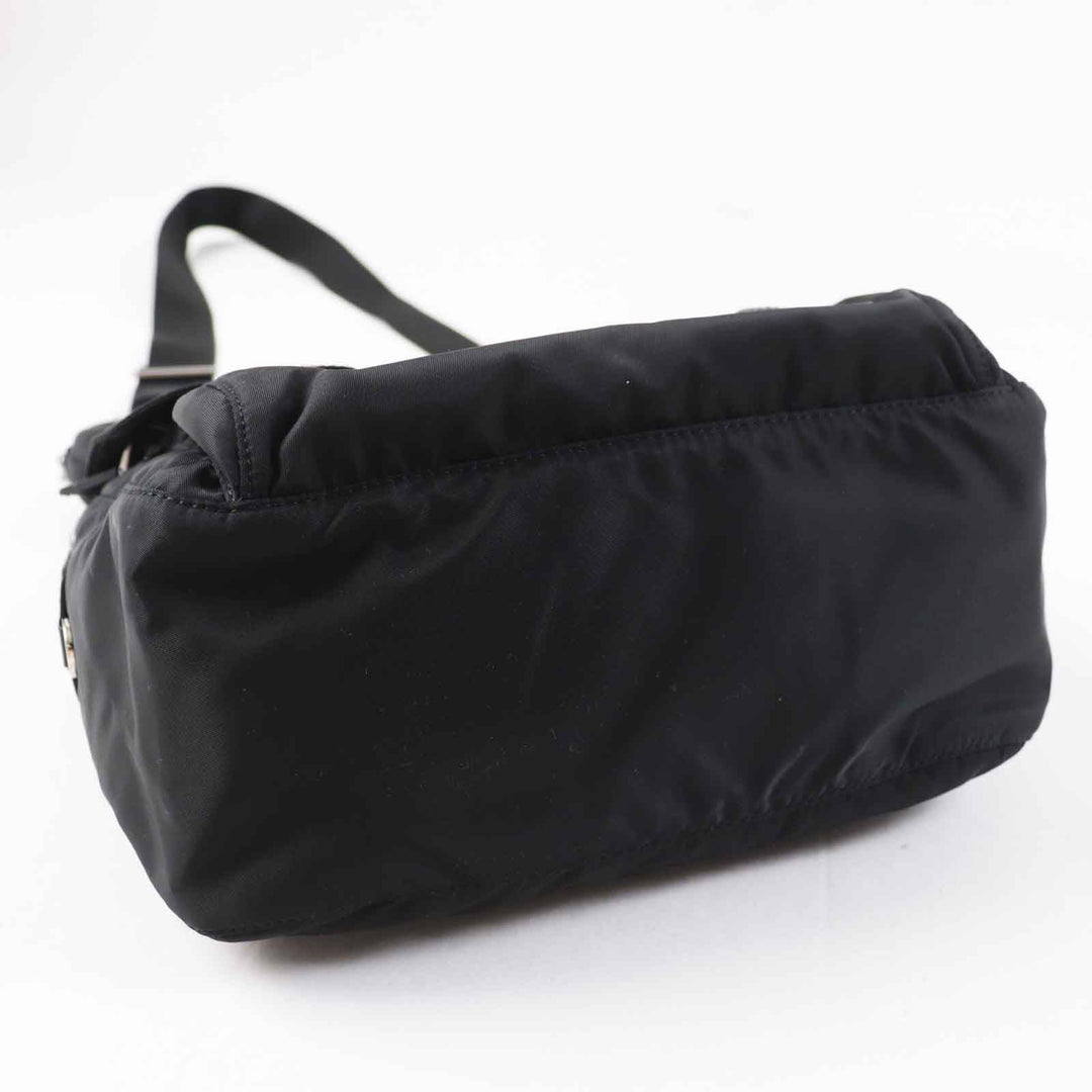 PRADA Shoulder Bag 1BD953 Main: Nylon black RE-NYLON Women Used Authentic