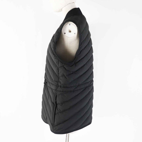 HERMES Down vest 4H0169DR polyester black 38