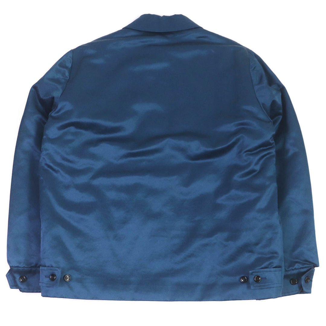 GUCCI Blouson 645702 Outer: 70% cotton, Outer: 30% rayon, Lining: 100% nylon, Part: 68% wool, Part: 32% rayon blue mens 48 Used Authentic