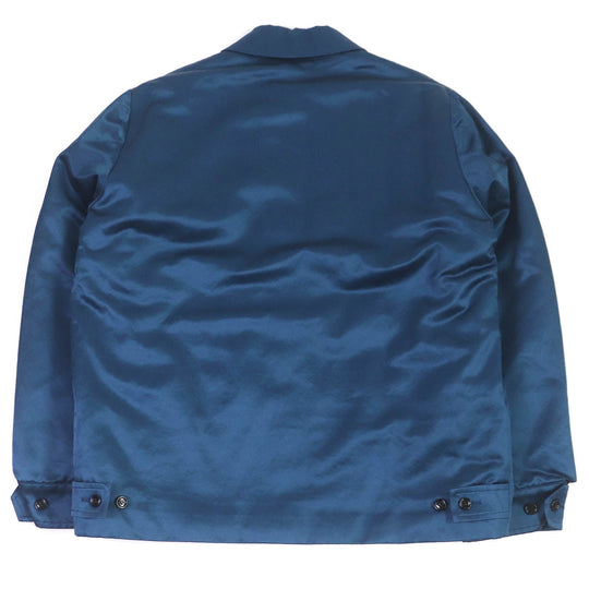 GUCCI Blouson 645702 Outer: 70% cotton, Outer: 30% rayon, Lining: 100% nylon, Part: 68% wool, Part: 32% rayon blue mens 48 Used Authentic