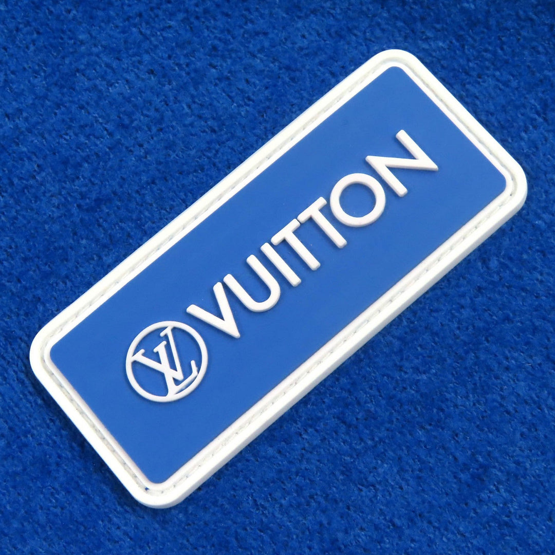 LOUIS VUITTON Jacket Outer material: 41% cotton, Outer material: 40% wool, Outer material: 13% silk, Outer material: 5% nylon, Outer material: 1% polyurethane Blue red Women Equivalent to S size Used Authentic