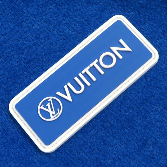 LOUIS VUITTON Jacket Outer material: 41% cotton, Outer material: 40% wool, Outer material: 13% silk, Outer material: 5% nylon, Outer material: 1% polyurethane Blue red Women Equivalent to S size Used Authentic