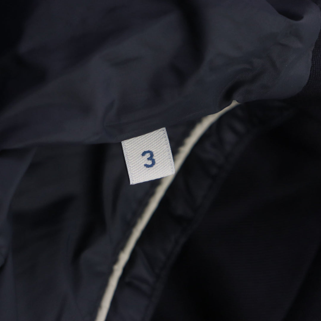 MONCLER Down jacket Outer: 100% wool, Part: 100% wool, Part: 100% wool, Lining: 100% nylon, Lining: 100% nylon Dark navy BESS mens 3 Used Authentic