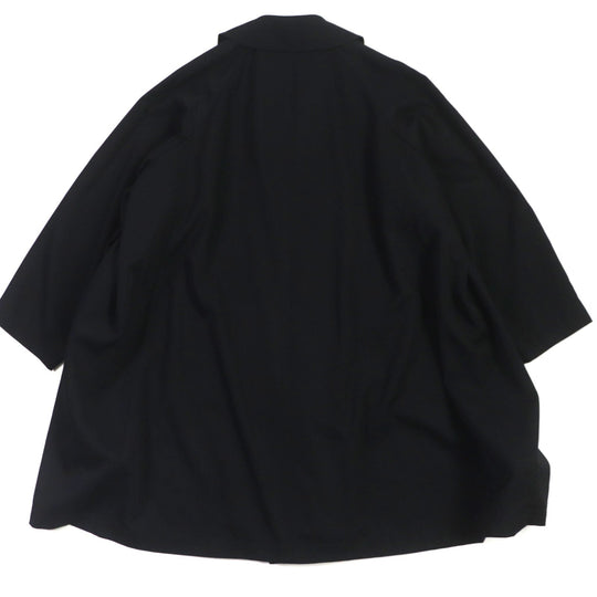 COMME des GARCONS HOMME PLUS trench coat Outer: 100% wool, Lining: 100% cupra black PK-C002 Wire Side Slit Wide mens S Used Authentic