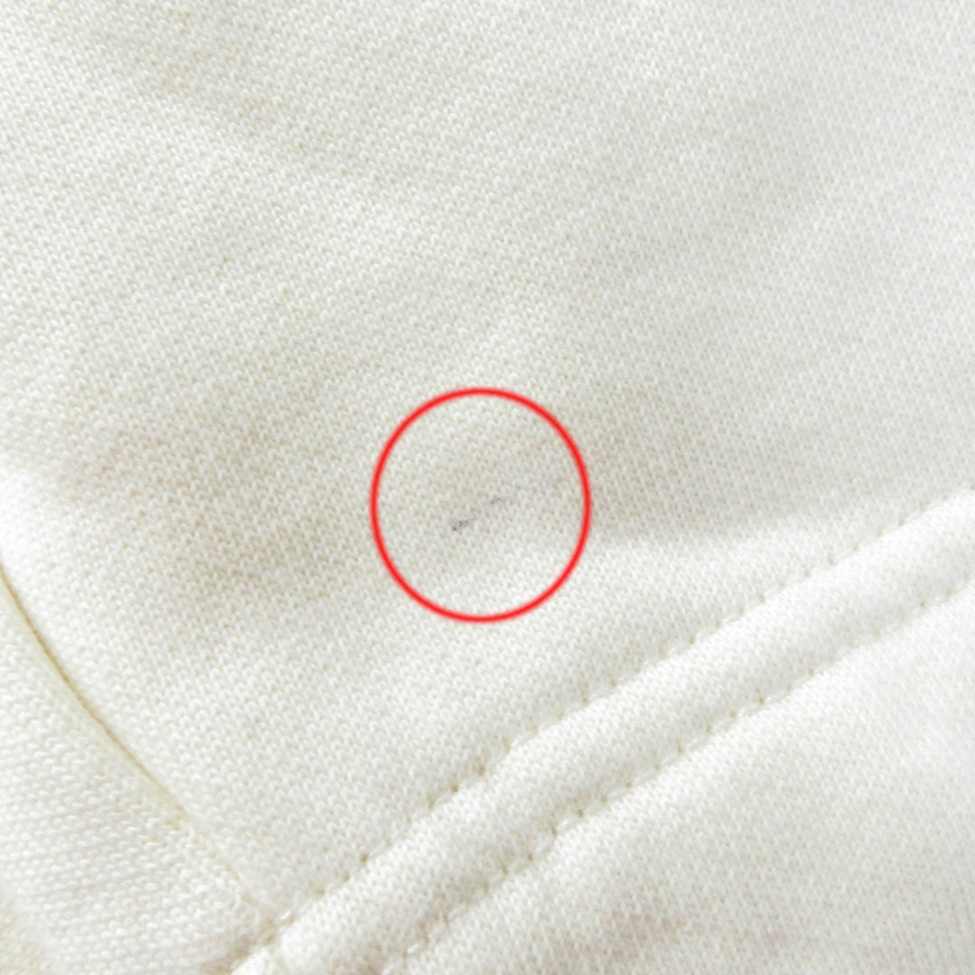 MONCLER sweat Main: 91% cotton, Main: 9% nylon, Part: 98% cotton, Part: 2% polyurethane Ivory FELPA Women S Used Authentic